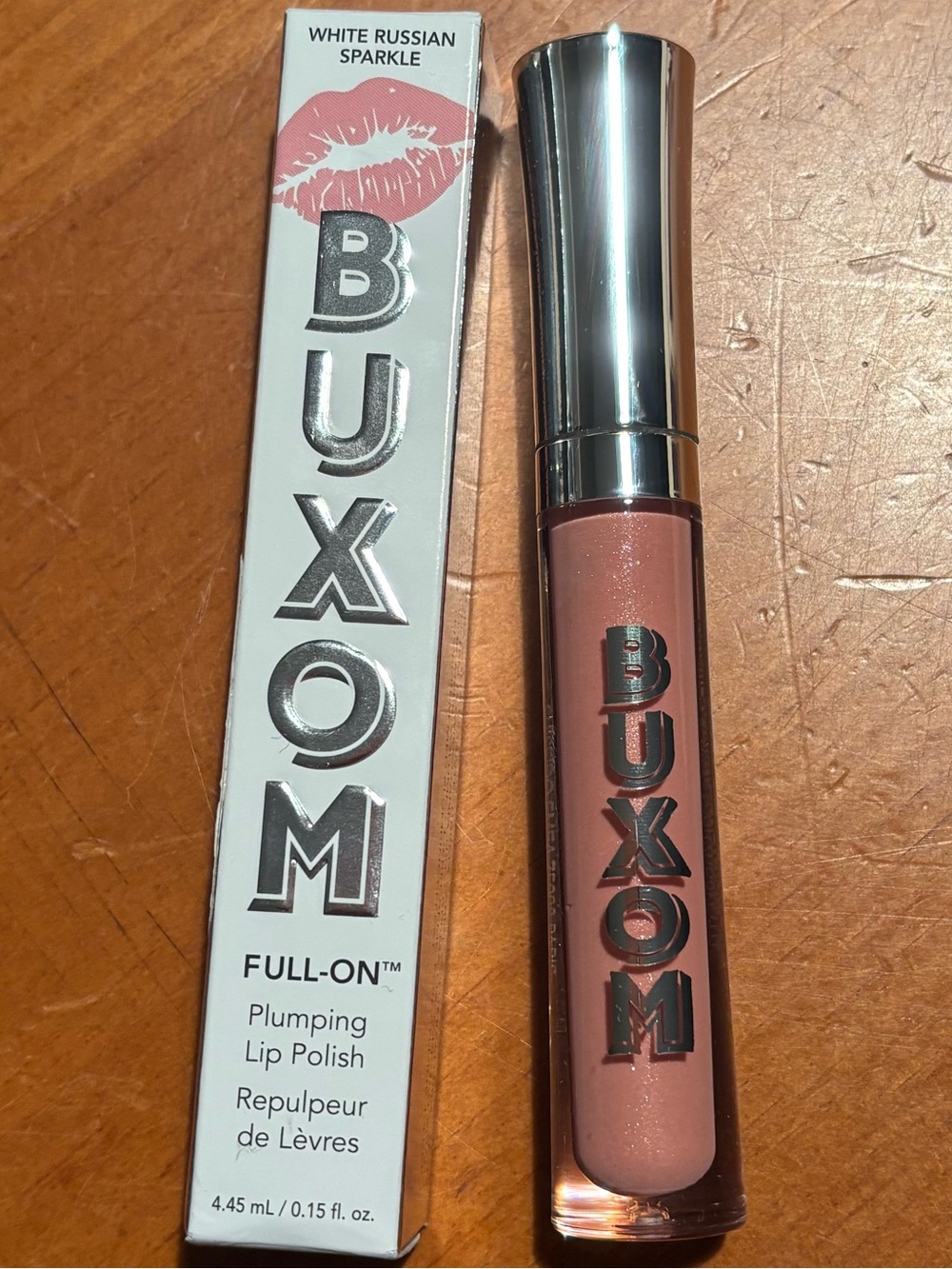 Buxom Full-On Plumping Lip Polish White Russian Sparkle